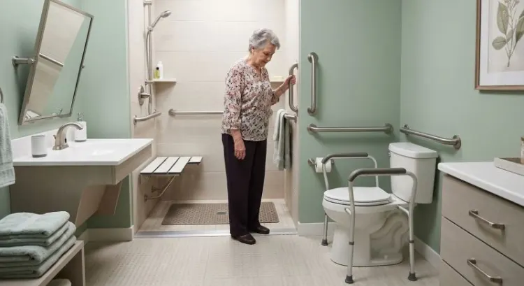 Salle de bain PMR : adapter un logement au vieillissement, aides et artisans à mobiliser