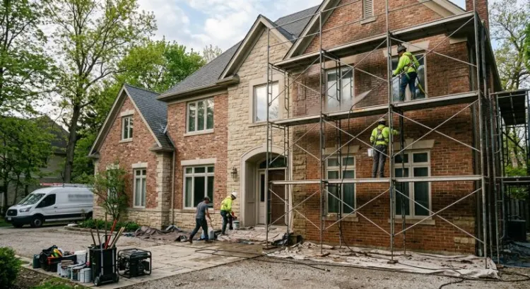 Ravalement de façade : autorisation, techniques et prix au m²